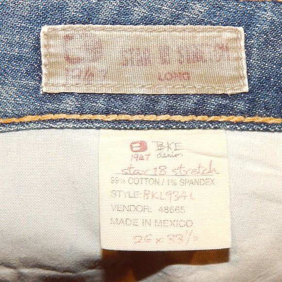 BKE designer jeans size 2  26/31 - Picture 3 of 13